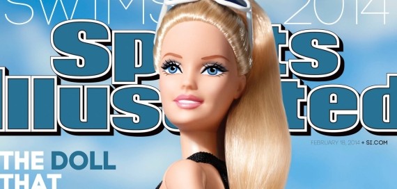 Барби на обложке специального выпуска юбилейного журнала Sports Illustrated Swimsuit
